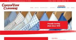 Desktop Screenshot of canyonviewcleaners.com